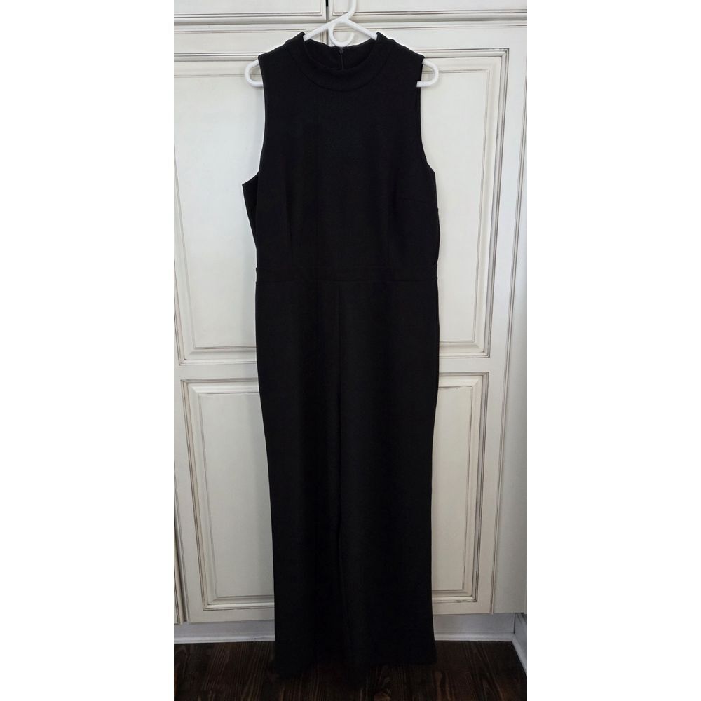 Alfani One Piece Jumpsuit Romper Pant‎ Suit Sleeveless Black Xl